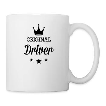 Original drei Sterne Deluxe Fahrer - Tasse - Weiß - Rechts