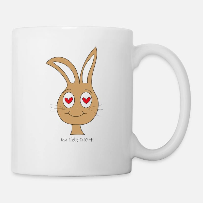 Hase - Tasse - Weiß