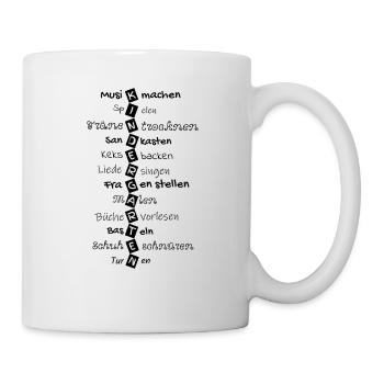 kindergarten - Tasse - Weiß - Rechts