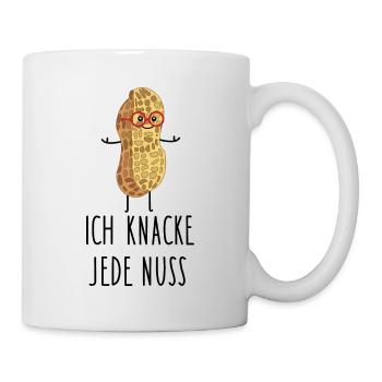 Intelligente Erdnuss - Tasse - Weiß - Rechts