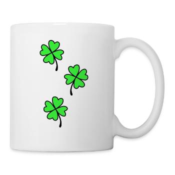 Happiness Shamrock - Mug - white - Right