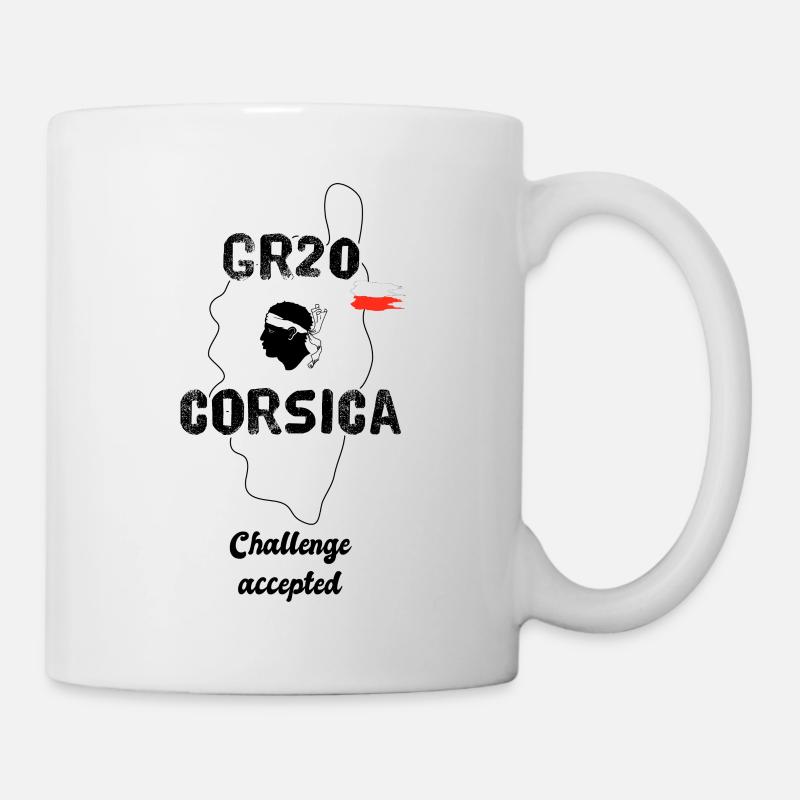 GR20 Corse Challenge Accepted - Mug blanc - blanc
