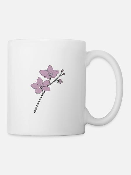 Cherry blossom - Mug - white