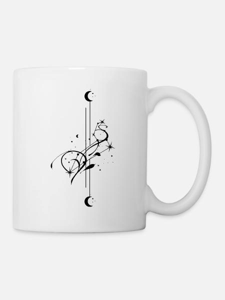 Signe du zodiaque Lion - Mug blanc - blanc