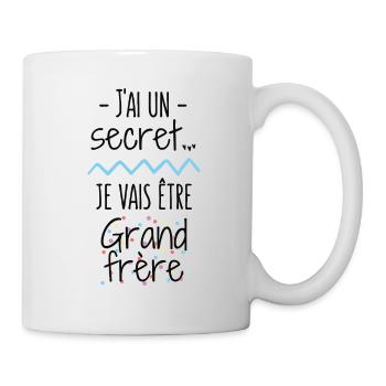 Je vais être grand frère - Mug blanc - blanc - Droite