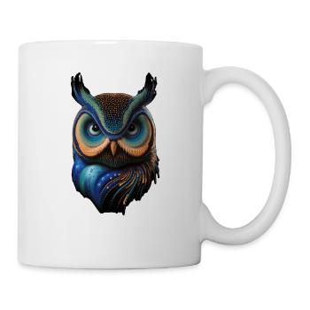 Eagle Owl Painting - Mug - white - Right