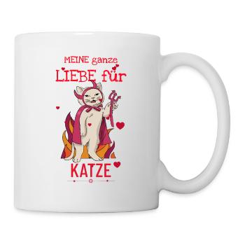 Tout mon amour pour les chats - Mug blanc - blanc - Droite