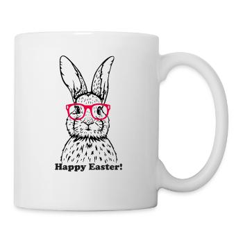 Spectacled bunny - Mug - white - Right
