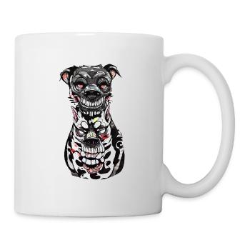 Gloomy Dog Illustration Print - Mug - white - Right