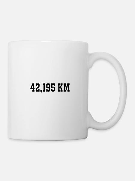 marathon - Mug blanc - blanc