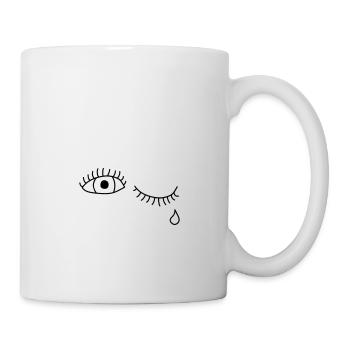 happy&cry - Tasse - Weiß - Rechts
