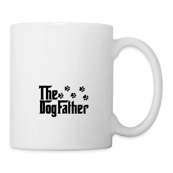 Le dogfather - le père mafieux du chien - Mug blanc - blanc - Droite