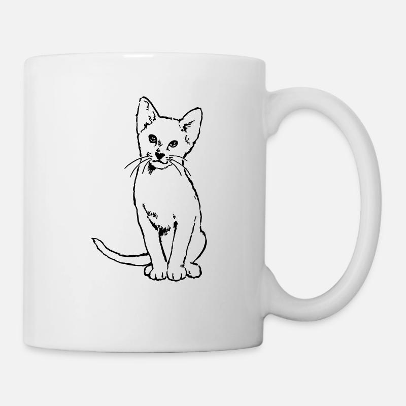 Siamkatze - Tasse - Weiß