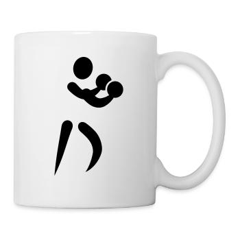boxe - Mug blanc - blanc - Droite