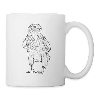 hawk - Mug - white - Right