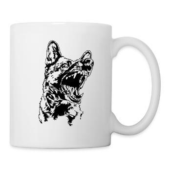 BERGER ALLEMAND chien sport Wilsigns chiens - Mug blanc - blanc - Droite
