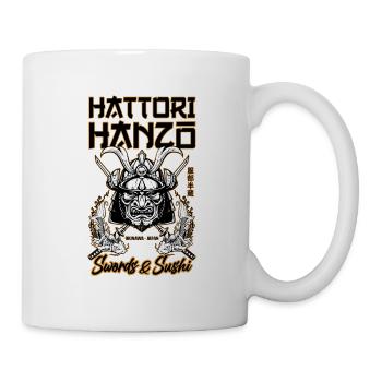 Hattori hanzo swords and japan sushi gift - Mug - white - Right