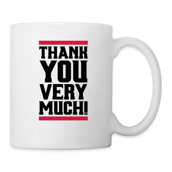 Thank you very much - Tasse - Weiß - Rechts