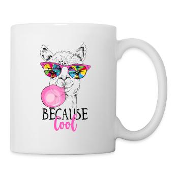 Parce que Cool Llama - Mug blanc - blanc - Droite