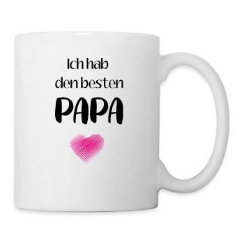 Ich hab den besten Papa - Tasse - Weiß - Rechts