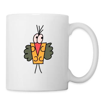 Schobbti Gelb - Tasse - Weiß - Rechts