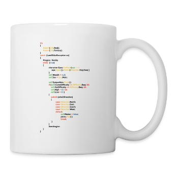 Coder Coding Software Developer Programmer Nerd Ge - Tasse - Weiß - Rechts