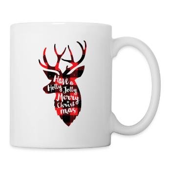 Haben Sie eine Holly Jolly Frohe Weihnachten - Tasse - Weiß - Rechts