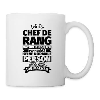 Chef de rang Geschenke - Tasse - Weiß - Rechts
