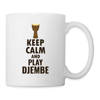 Djembe-Spieler Schlagzeuger Musik Schlagzeuger Musiker - Tasse - Weiß - Rechts