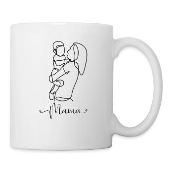 Mama - Tasse - Weiß - Rechts