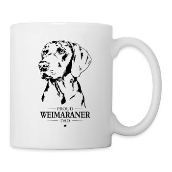 Weimaraner Dad Dogs Dog Hunting Dogs Wilsigns - Mug - white - Right