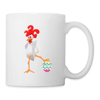 Easter rooster - Mug - white - Right
