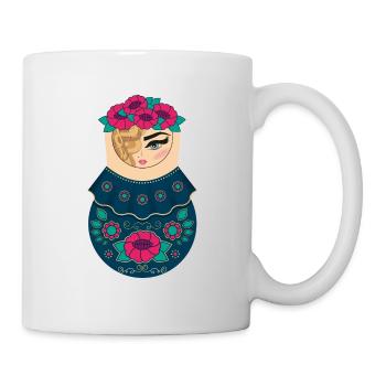 Matroschka Edita - Tasse - Weiß - Rechts