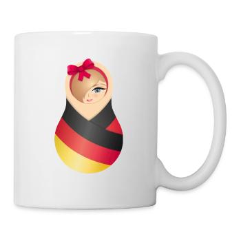 Matroschka Jule – Team Germany - Tasse - Weiß - Rechts