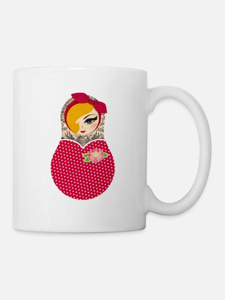 Matroschka Jayne - Tasse - Weiß