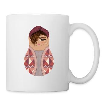 Matroschka Mara - Tasse - Weiß - Rechts