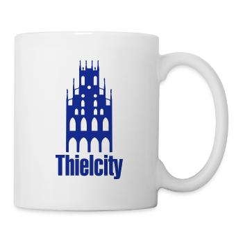 Münster Rathaus Thielcity - Tasse - Weiß - Rechts