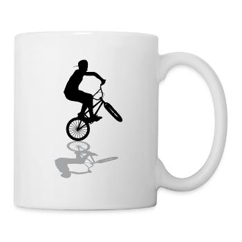 bmx schatten Extremsport - Tasse - Weiß - Rechts