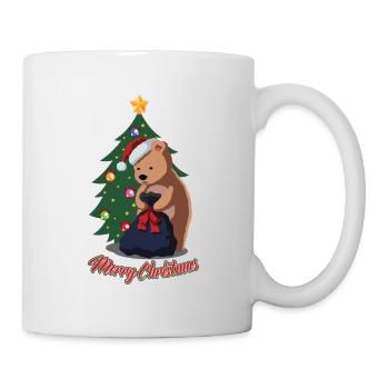 Ours polaire de Noël - Drôle de cadeau d’animal mignon de Noël - Mug blanc - blanc - Droite