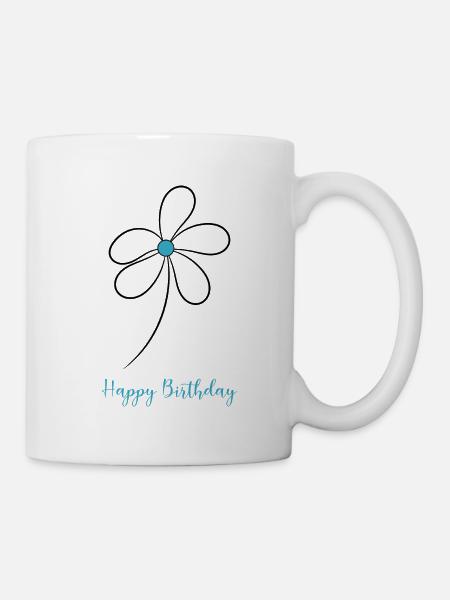 JAHRESTAG. ALLES GUTE ZUM GEBURTSTAG!. ALLES GUTE ZUM GEBURTSTAG!. - Tasse - Weiß