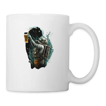 Cool Divers with Beer Illustration - Mug - white - Right