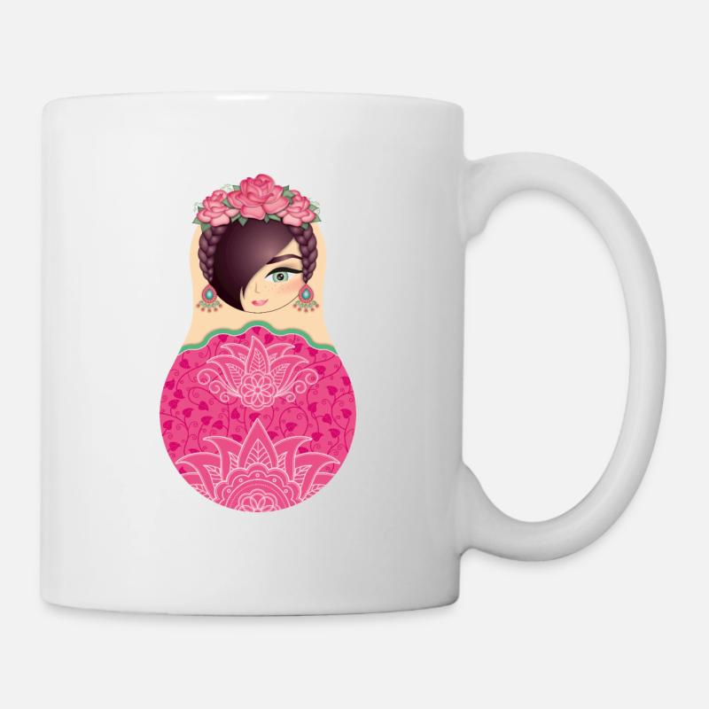 Matryoshka Fina - Mug blanc - blanc