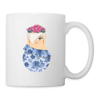 Matroschka Viola - Tasse - Weiß - Rechts