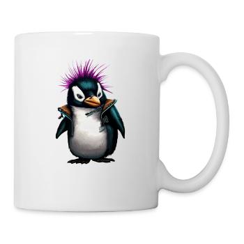 PENGUPUNKS - Tasse - Weiß - Rechts