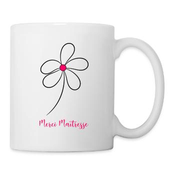 MAÎTRESSE. MERCI. MERCI MAÎTRESSE - Mug blanc - blanc - Droite