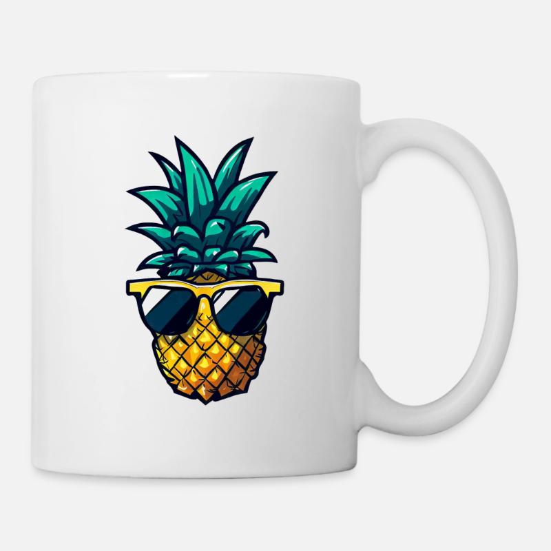 Süßer Affe Engel - Tierisches Fantasie Design - Tasse - Weiß
