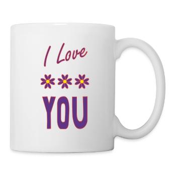 PAAR. ICH HABE GERADE GEHEIRATET. Junggesellinnenabschied. HEILIGER VALENTINSTAG. MARIES - Tasse - Weiß - Rechts