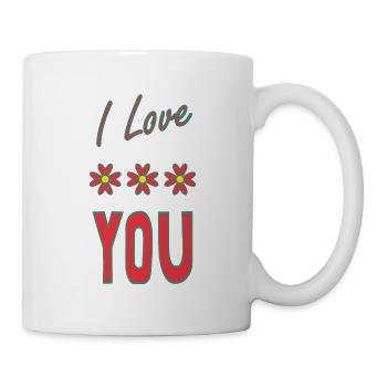 LOVE. COUPLE. JUST MARRIED. bachelorette party. SAINT VALENTINE. - Mug - white - Right