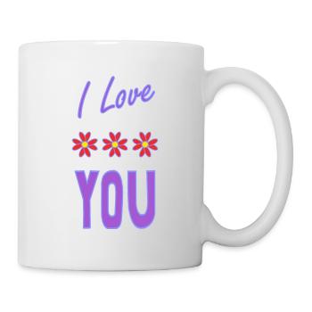 PAAR. ICH HABE GERADE GEHEIRATET. Junggesellinnenabschied. HEILIGER VALENTINSTAG. MARIES - Tasse - Weiß - Rechts
