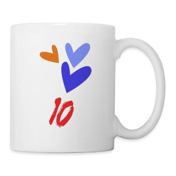GEBURTSTAG. ALLES GUTE ZUM GEBURTSTAG. ALLES GUTE ZUM GEBURTSTAG. - Tasse - Weiß - Rechts